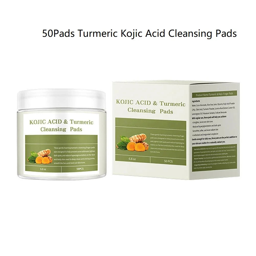 Collagen Pad Facial Toner Soothing Skin Tone Improve Sensitive Facial Skin Turmeric Kojic Acid Clean Cotton Pads Skin Care