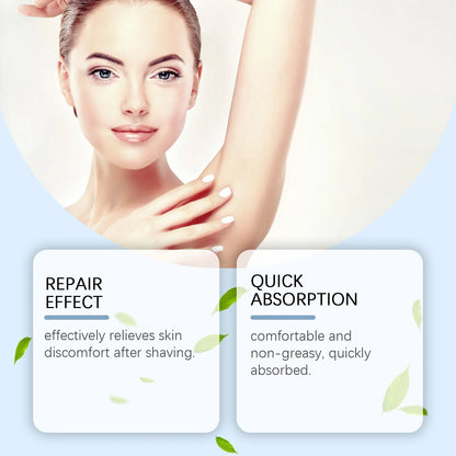 Underarm after Shave Soothing Roller Moisturizing Relieve Armpit Skin Pain Discomfort Reduce Redness Improve Dullness Quick-Dry