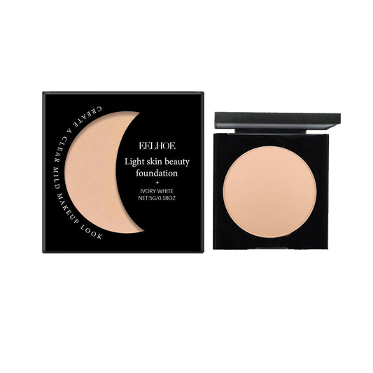 Face Foundation Oil Control Sweatproof Natural Finish Glow Skin Brightening High Coverage Makeup Base Foundation Cream 5G