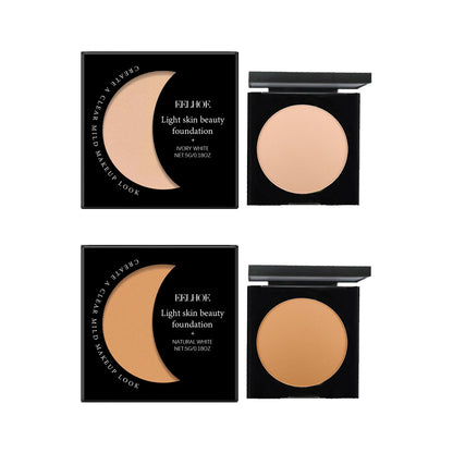 Face Foundation Oil Control Sweatproof Natural Finish Glow Skin Brightening High Coverage Makeup Base Foundation Cream 5G