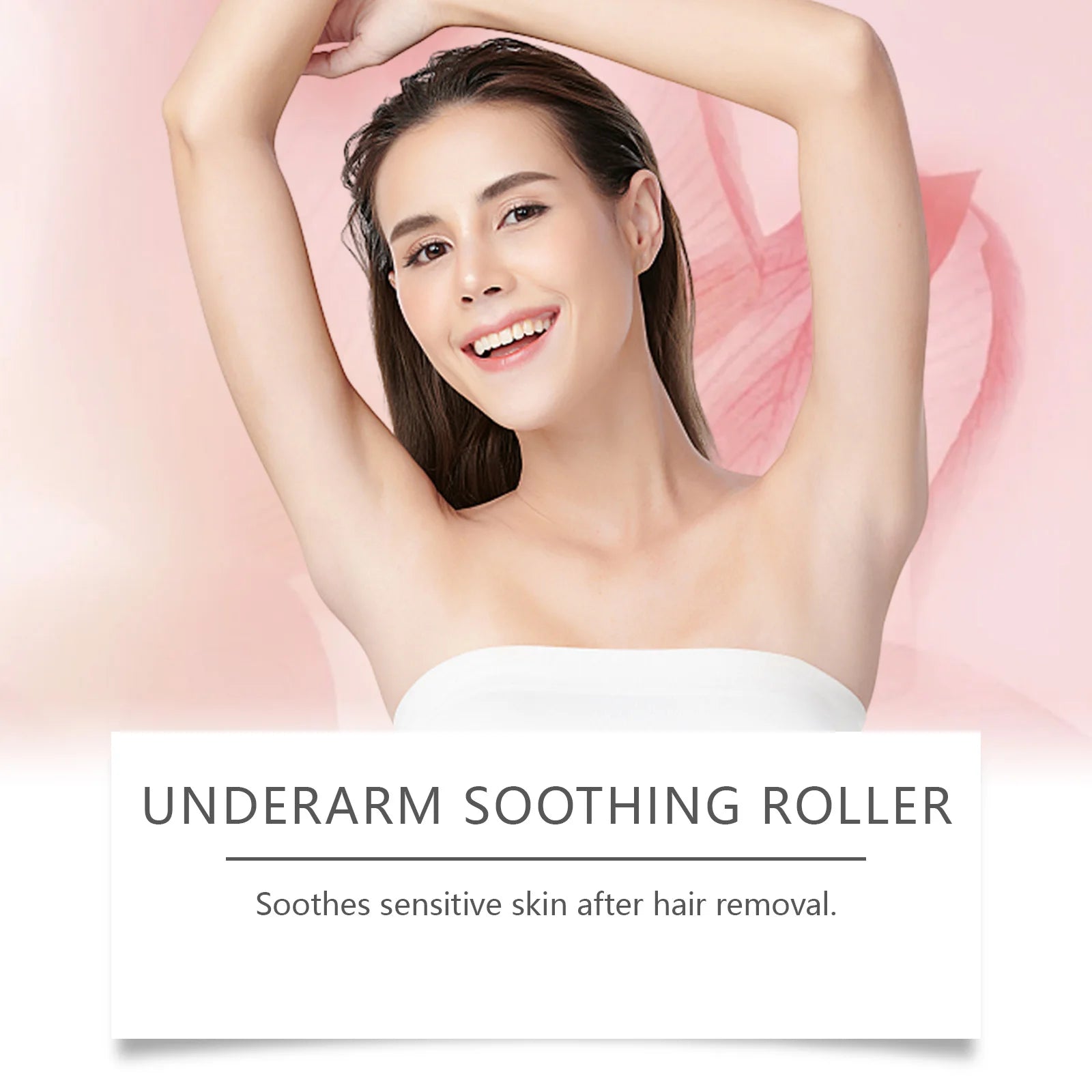 Underarm after Shave Soothing Roller Moisturizing Relieve Armpit Skin Pain Discomfort Reduce Redness Improve Dullness Quick-Dry