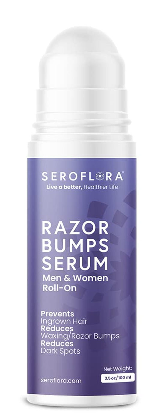 Razor Bumps Treatment for Women - Ingrown Hair Treatment - Razor Bump for Bikini Area - after Shave & Waxing - Roll-On-Face, Legs, Body (3.5Floz)